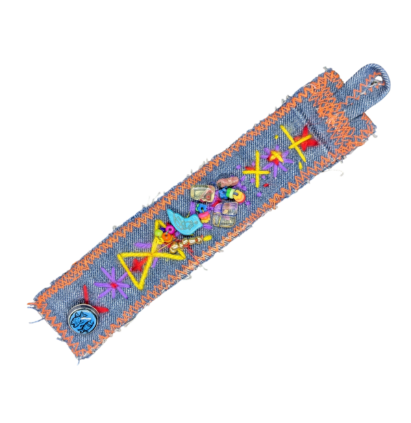 Upcycled Textile Bracelet